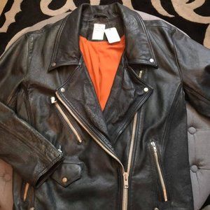 Free People Leather Moto Jacket